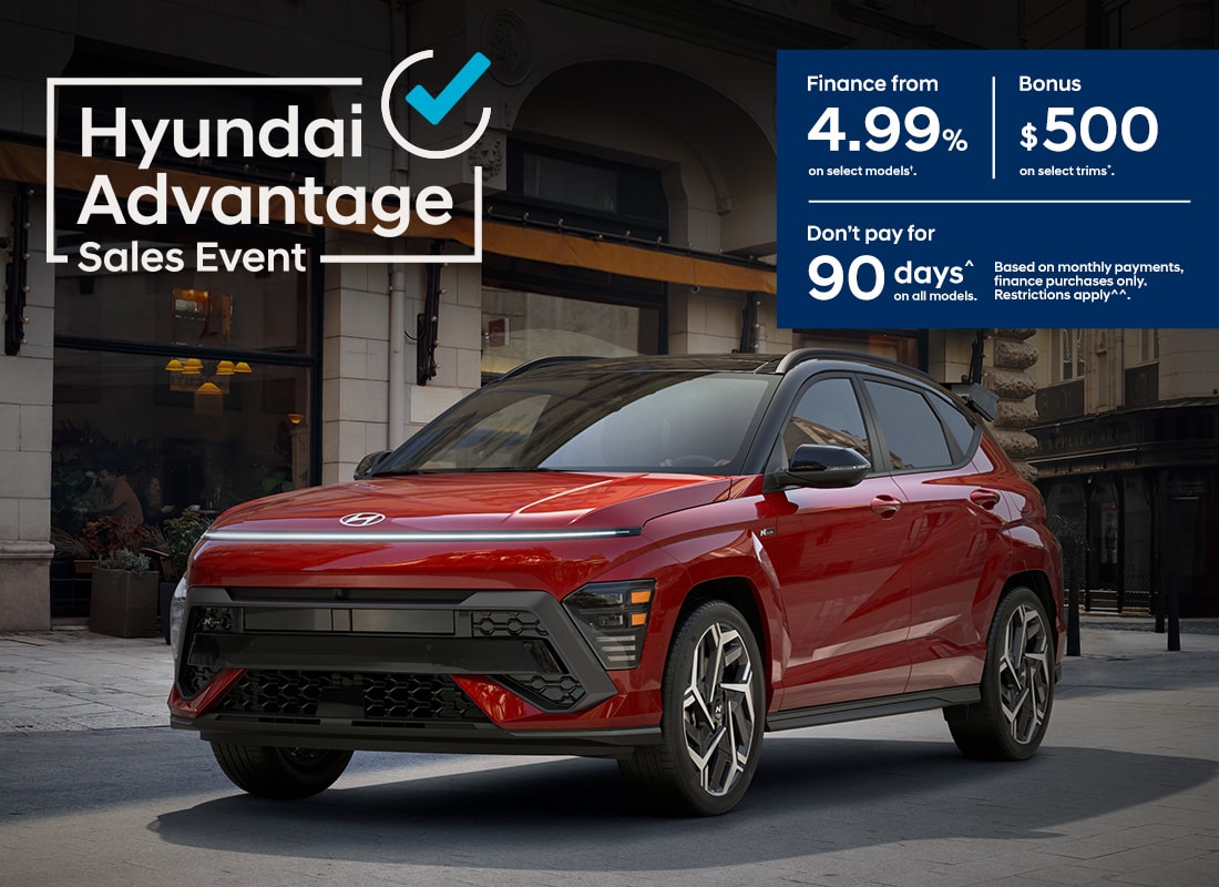 Hyundai Advantage Sales Event.